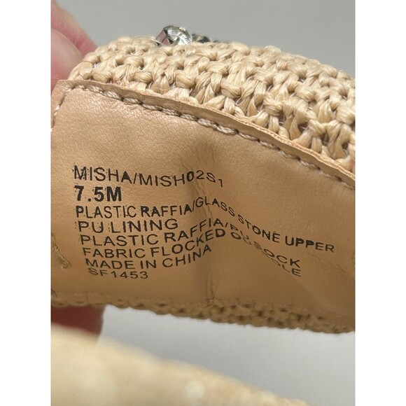 Steve Madden Misha Womens Boho Sandals Beach Rhinestone Size 7.5M - Picture 7 of 7